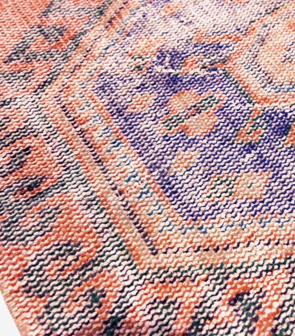 MM_Image_22 Vintage Turkish Hand-Knotted Wool Runner Rug 2'8"x9'8"