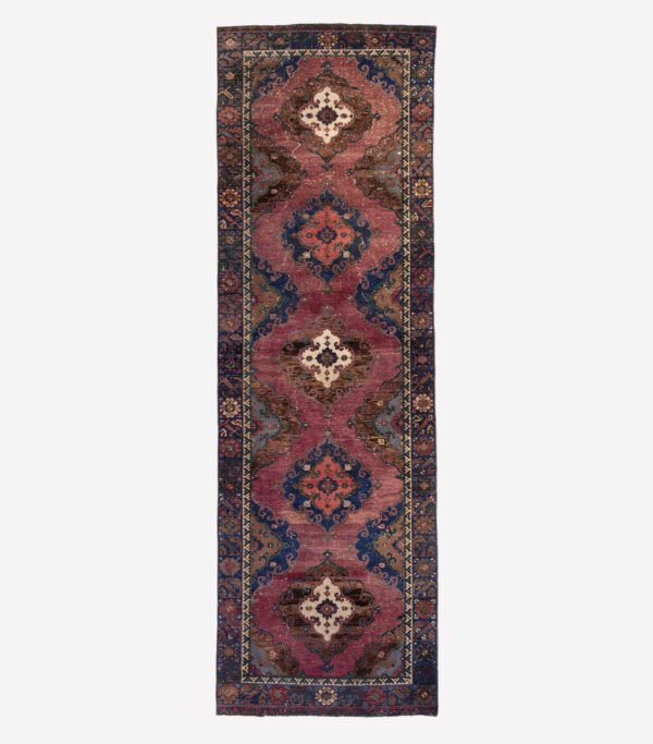 MM_Image_25 Vintage Purple Oushak Runner 4'1"x13'