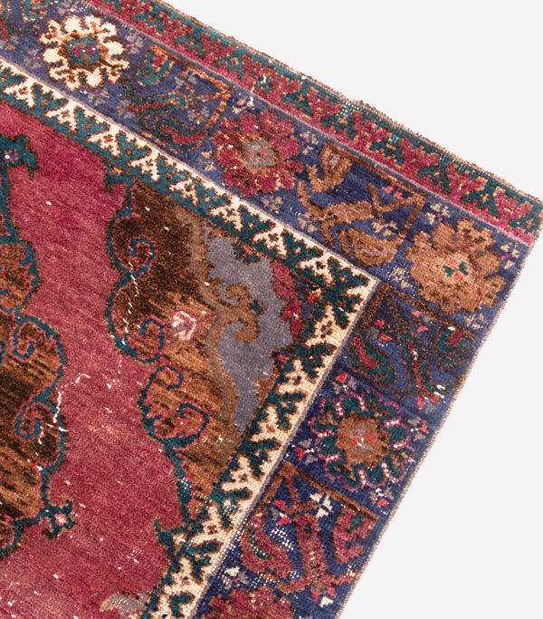 MM_Image_26 Vintage Purple Oushak Runner 4'1"x13'