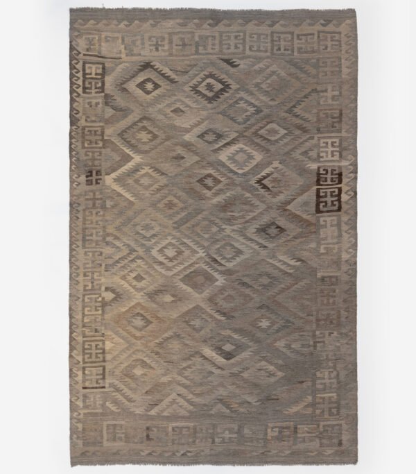 MM_Web_Product_Image_61 Modern Hand-Knotted Kilim 6'5" x 10'1"