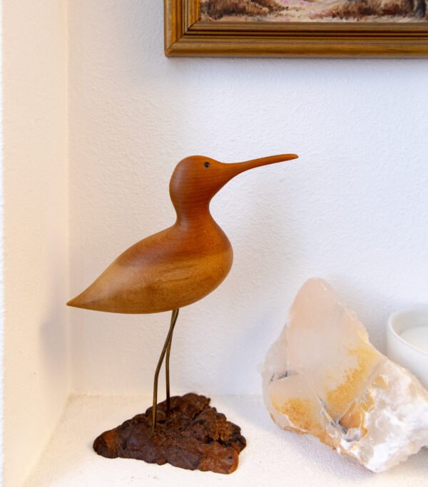MM_Web_Product_Bird_2 Handmade Mid Century Wood Bird Sculpture
