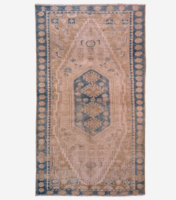 MM_Web_Product_Image_Rugs_78 Hand-Knotted Vintage Turkish Oushak Rug 3'8" x 6'6"