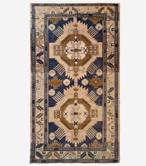MM_Web_Product_Image_Rugs_Nov2517 Hand-Knotted Vintage Turkish Oushak Rug 4'1" x 7'2"