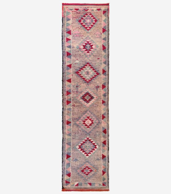 MM_Web_Product_Image_Rugs_Nov254 Hand-Knotted Vintage Kurdish Runner Rug 2'9" x 11'7"