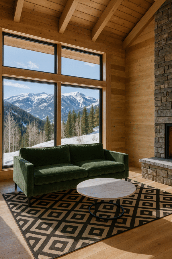 Modern Hand-Knotted Kilim 5’8″ x 7’7″ - 3 Modern Hand-Knotted Kilim 5'8" x 7'7"