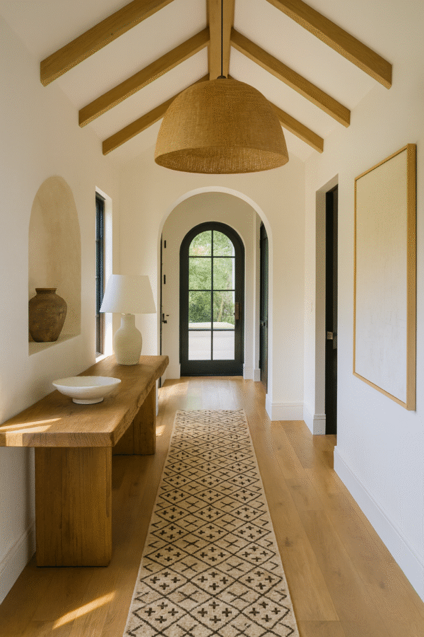 Hand-Knotted Moroccan Style Wool Runner Rug 2'8"x11'2"