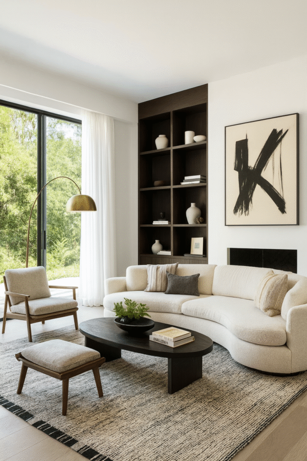 Hand-Knotted Shaggy Moroccan Style Rug 6'8" x 9'9"