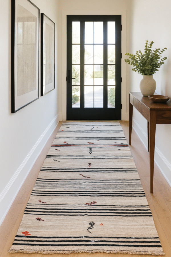 Hand-Knotted Vintage 4’7″ x 10’9″ Hand-Knotted Vintage 4'7" x 10'9"