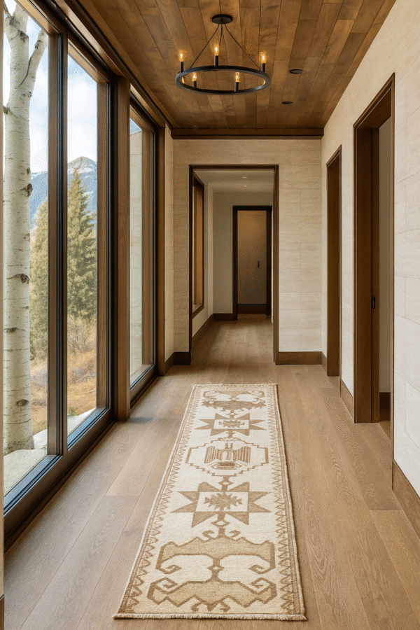 Hand-Knotted Vintage Kurdish Runner Rug 3’1″ x 12’9″ - 3 Hand-Knotted Vintage Kurdish Runner Rug 3'1" x 12'9"