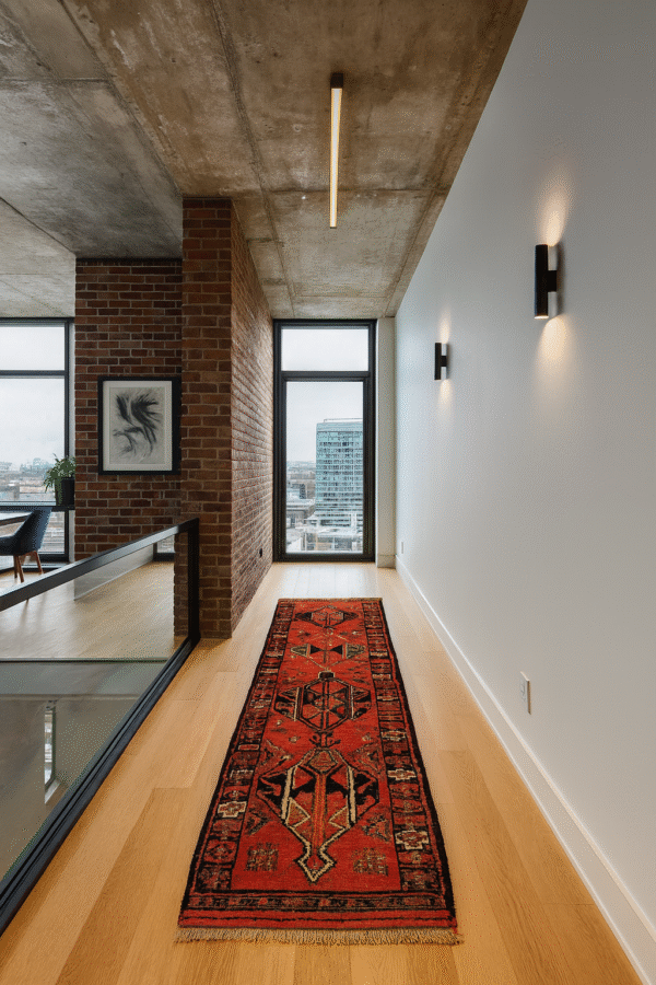 Hand-Knotted Vintage Kurdish Runner Rug 3’2″ x 10’3″ Hand-Knotted Vintage Kurdish Runner Rug 3'2" x 10'3"