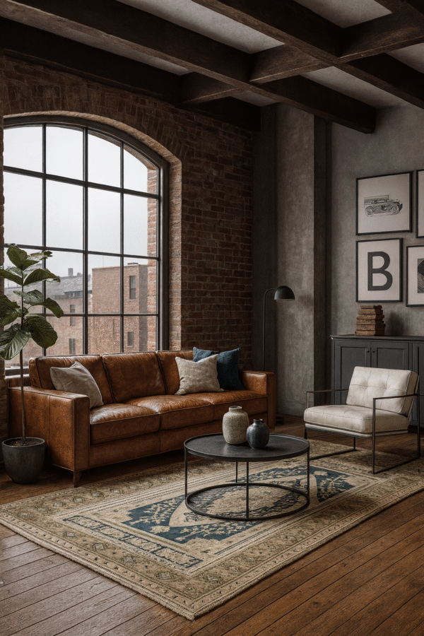 Hand-Knotted Vintage Turkish Oushak Rug 5″6″ x 9’6″ - 3 Hand-Knotted Vintage Turkish Oushak Rug 5"6" x 9'6"