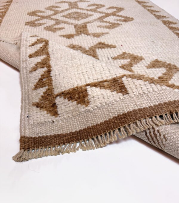 Hand-Knotted Vintage Kurdish Runner Rug 3' x 11'1"