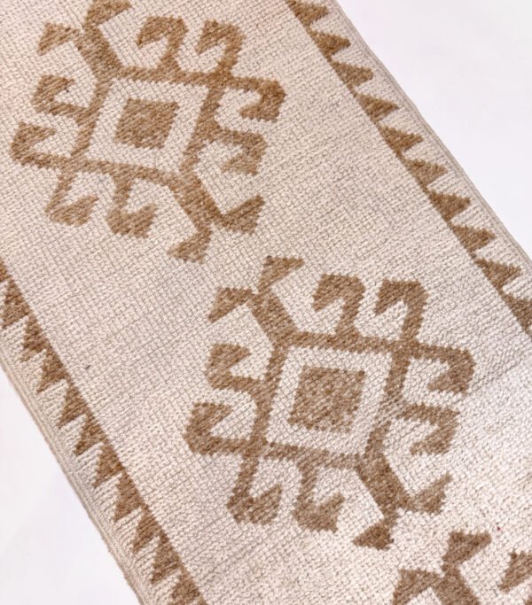 Hand-Knotted Vintage Kurdish Runner Rug 3' x 11'1"