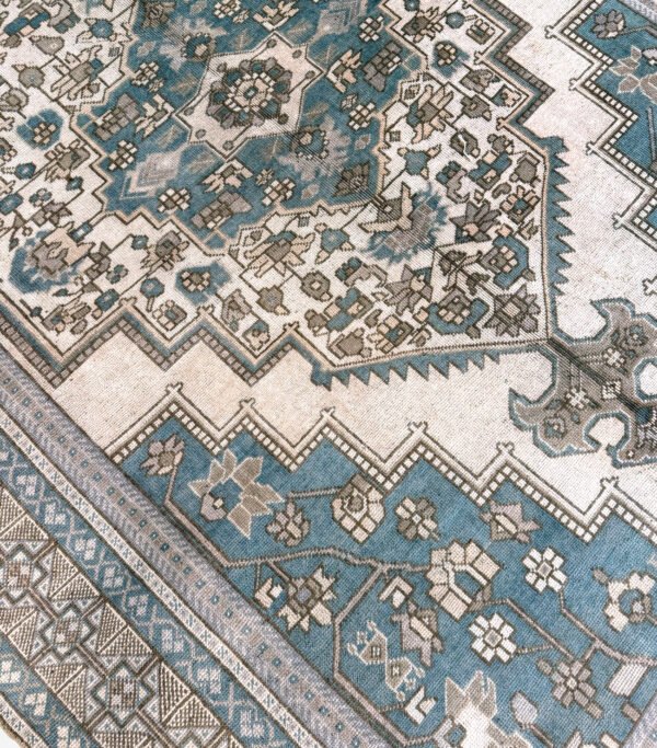 MM_Web_Product_Image_Rug_ 21 Hand-Knotted Vintage Turkish Oushak Rug 6' x 10'3"