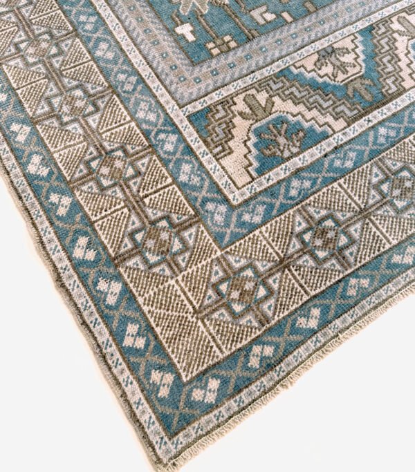 MM_Web_Product_Image_Rug_ 22 Hand-Knotted Vintage Turkish Oushak Rug 6' x 10'3"