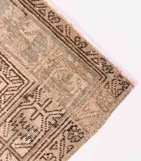 Hand-Knotted Vintage Turkish Oushak Rug 4'1" x 6'2"