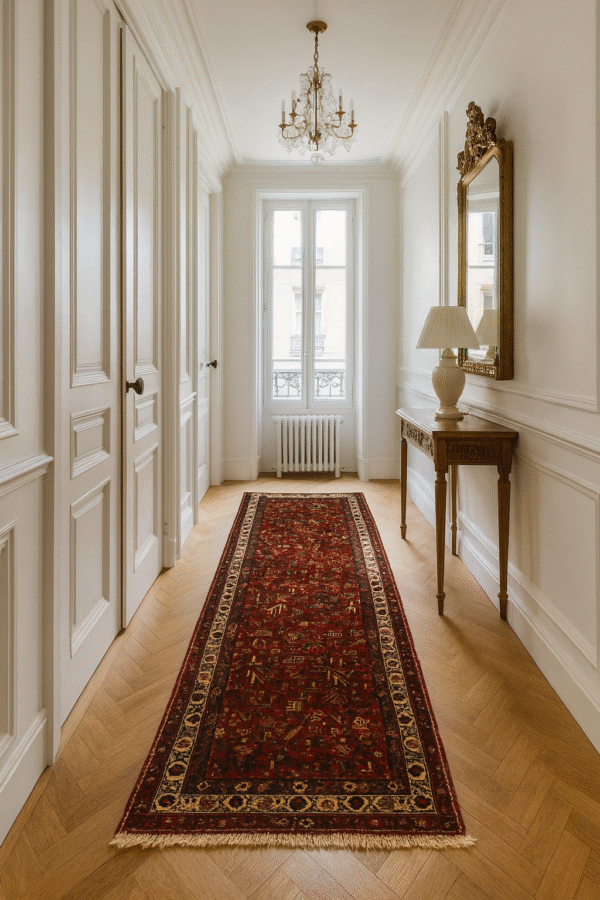 Vintage Red Persian Runner 3’5″ x 9’8″ Vintage Red Persian Runner 3'5" x 9'8"