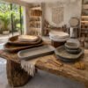 Bora Handmade Wood Decorative Bowl